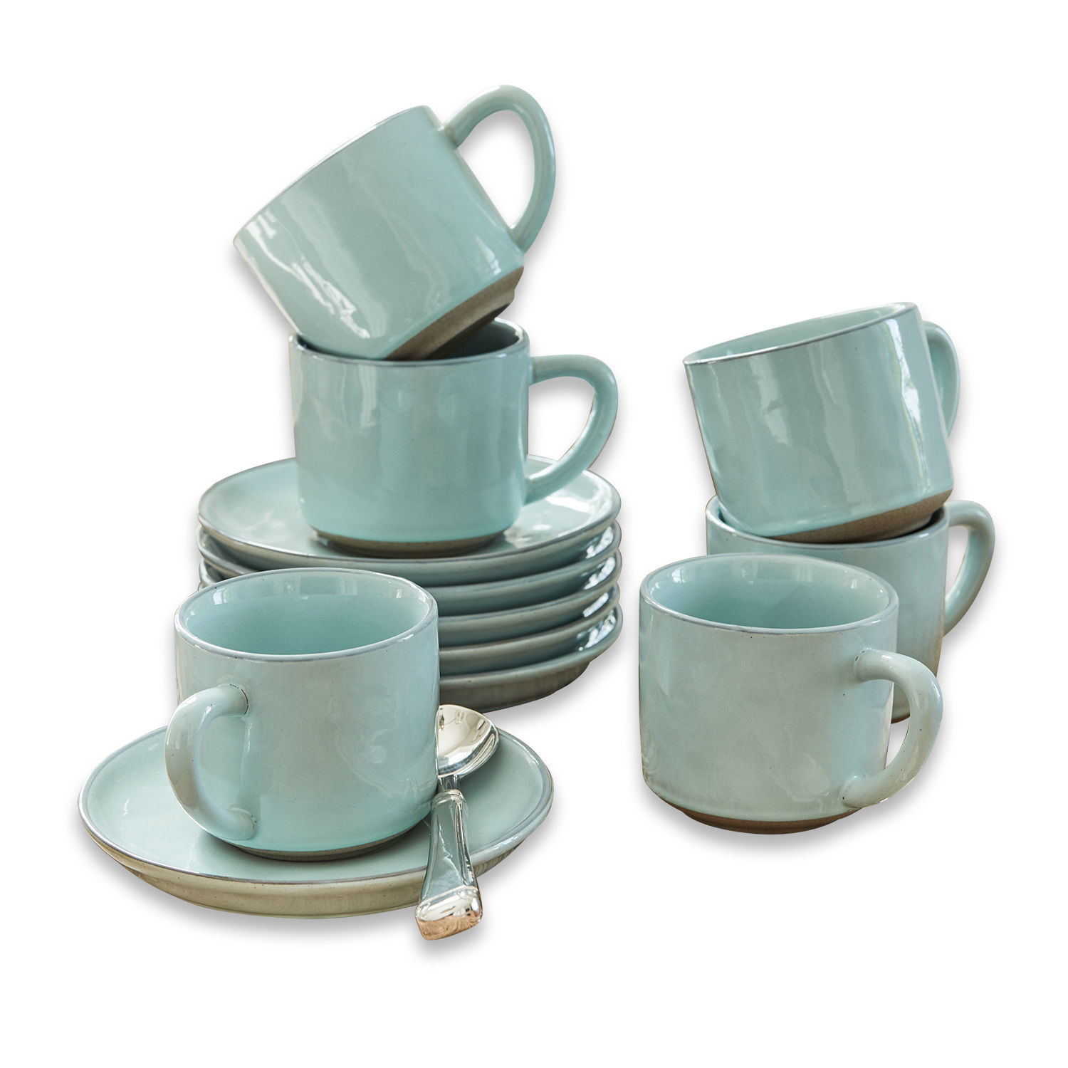 Tasse mit Untertasse 6er Set Biarré