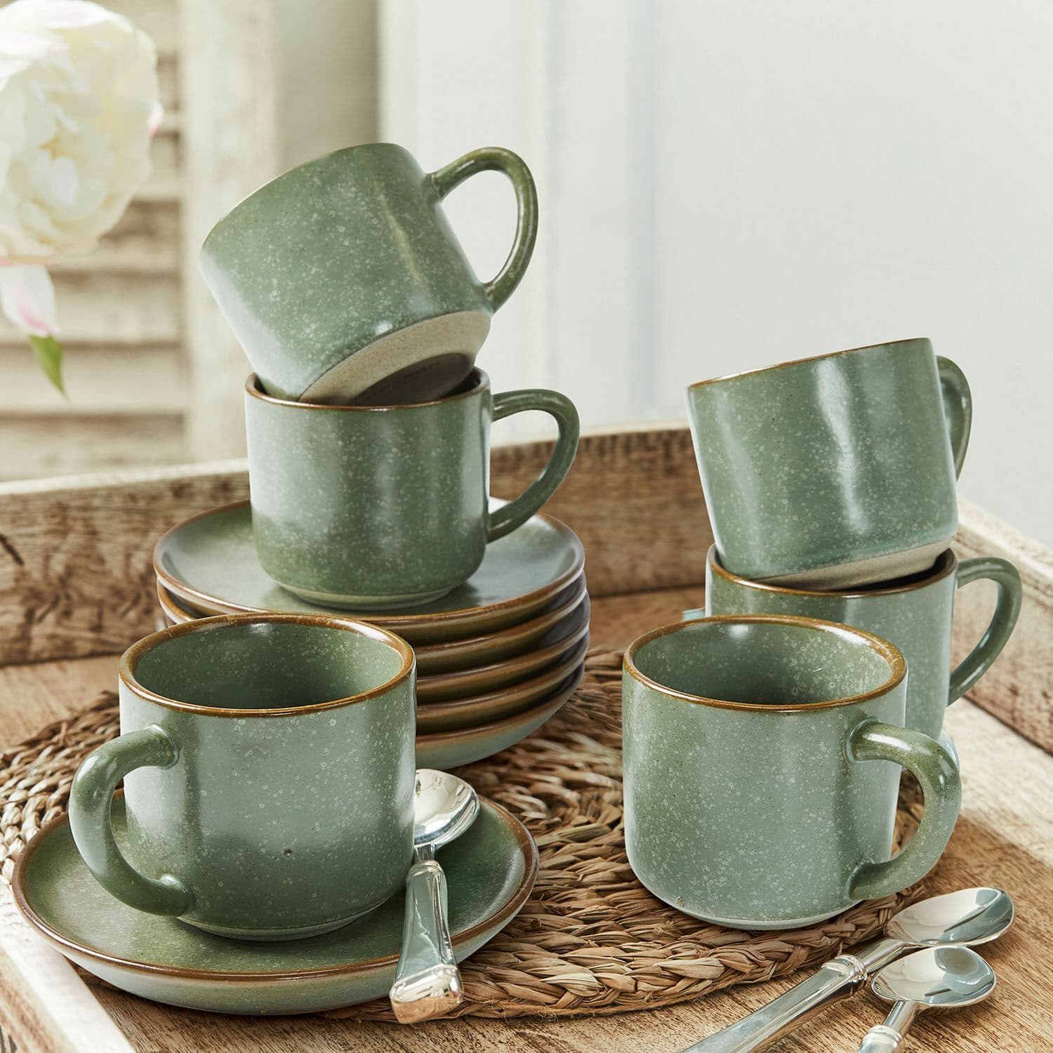 Tasse mit Untertasse 6er Set Biarré