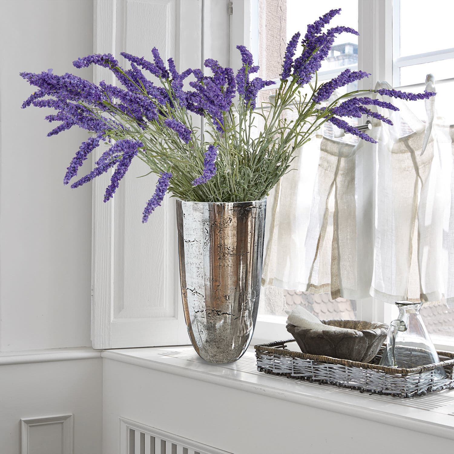 Dekoblume 6er Set Lavender