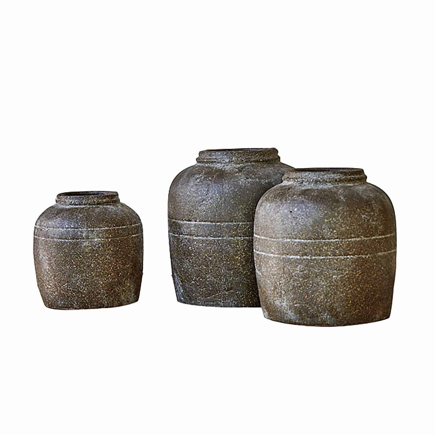 Vase 3er Set Shiva