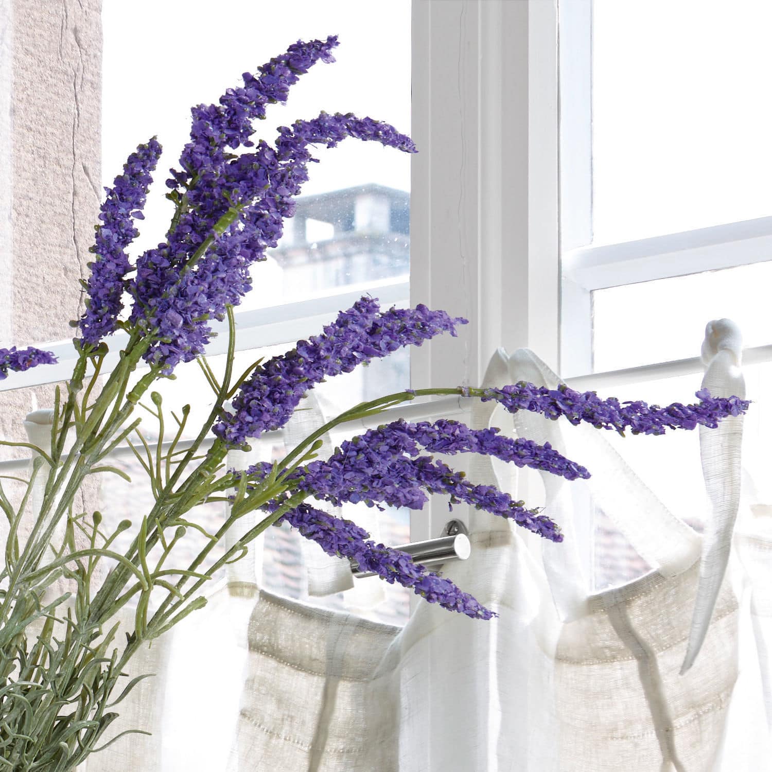 Dekoblume 6er Set Lavender